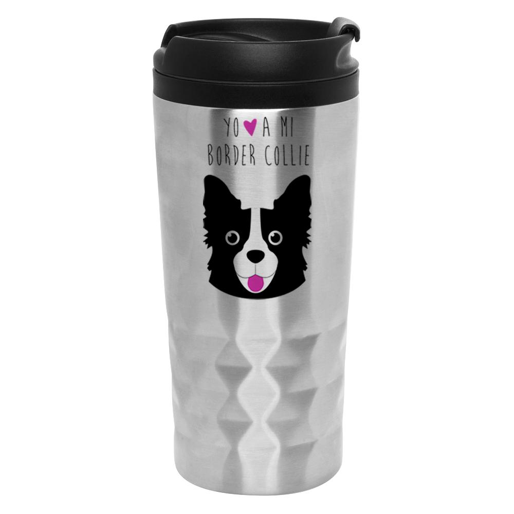Mug Diamantado - Border Collie Face Tienda Petfy