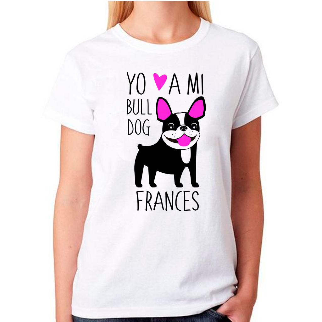 Polera de vestir Mujer manga corta - Bull Dog Frances
