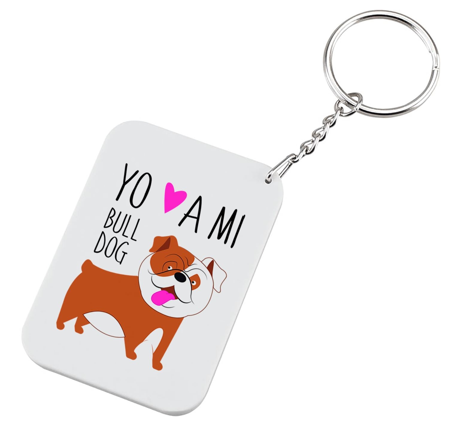 Llavero - Bull Dog Ingles Accesorios Tienda Petfy