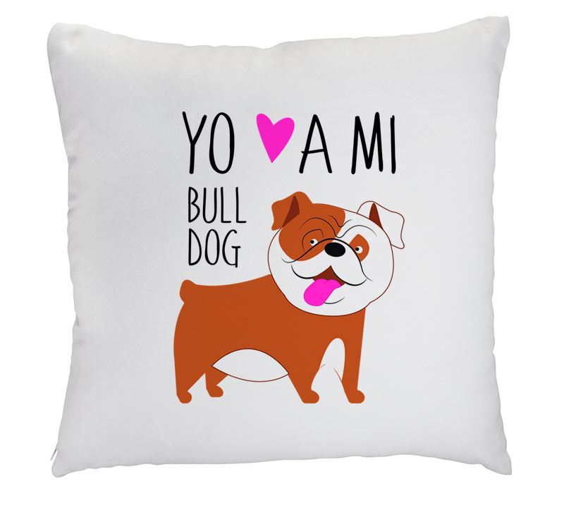 Cojín - Bull Dog Ingles Tienda Petfy
