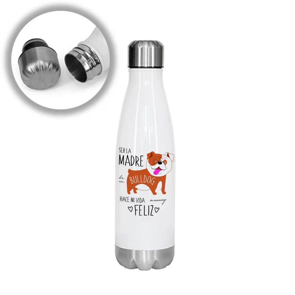 Termo Botella Acero 500ml Bull Dog Tienda Petfy Madre