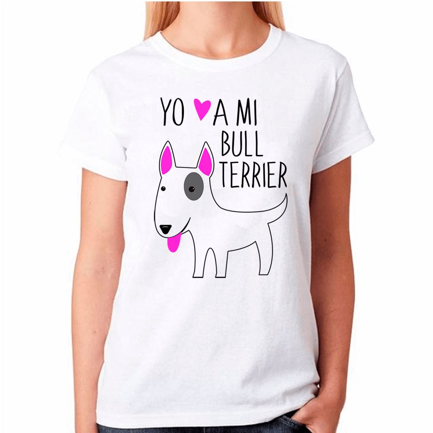 Polera de vestir Mujer manga corta - Bull Terrier Tienda Petfy