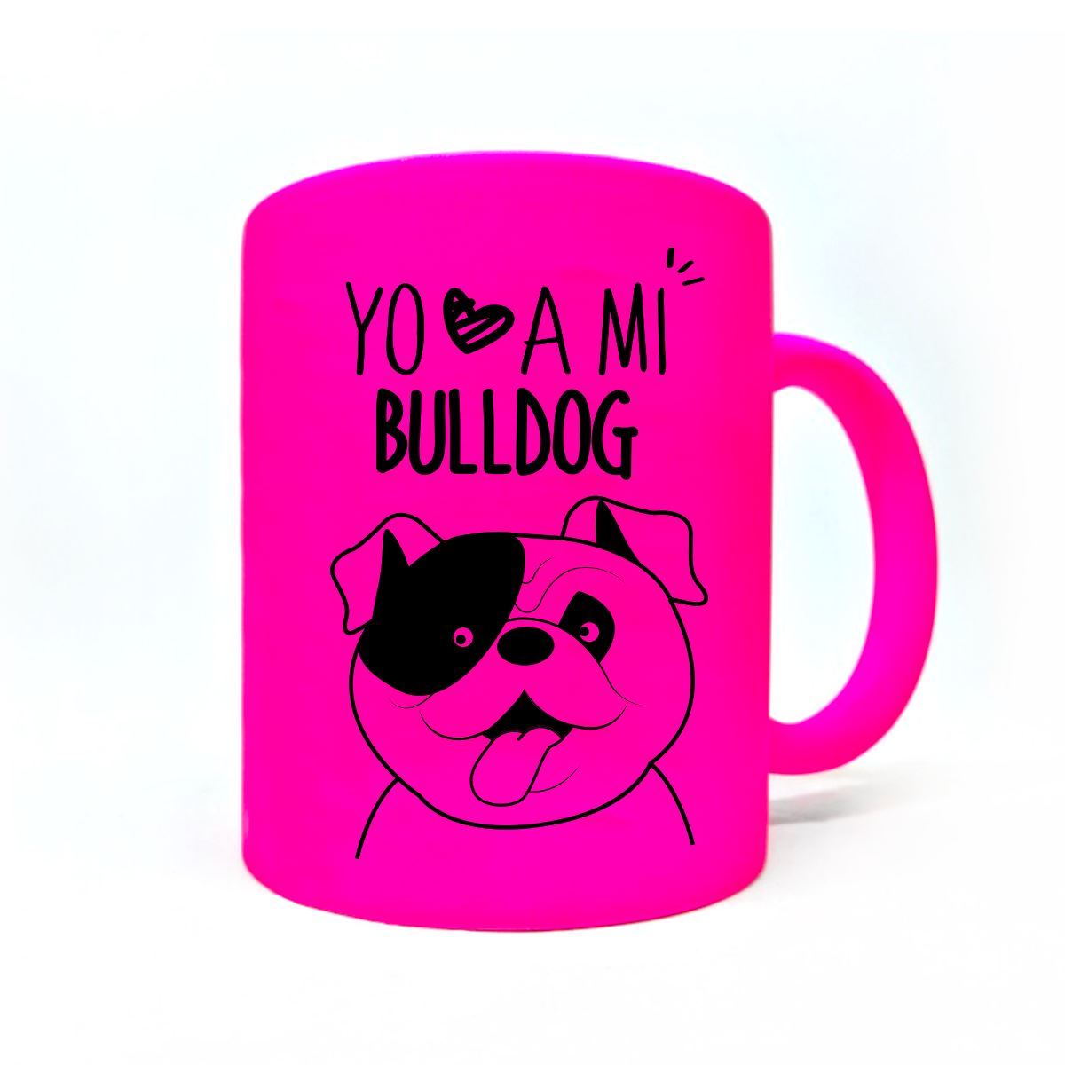 Tazón Color BULLDOG INGLES Tienda Petfy Rosado