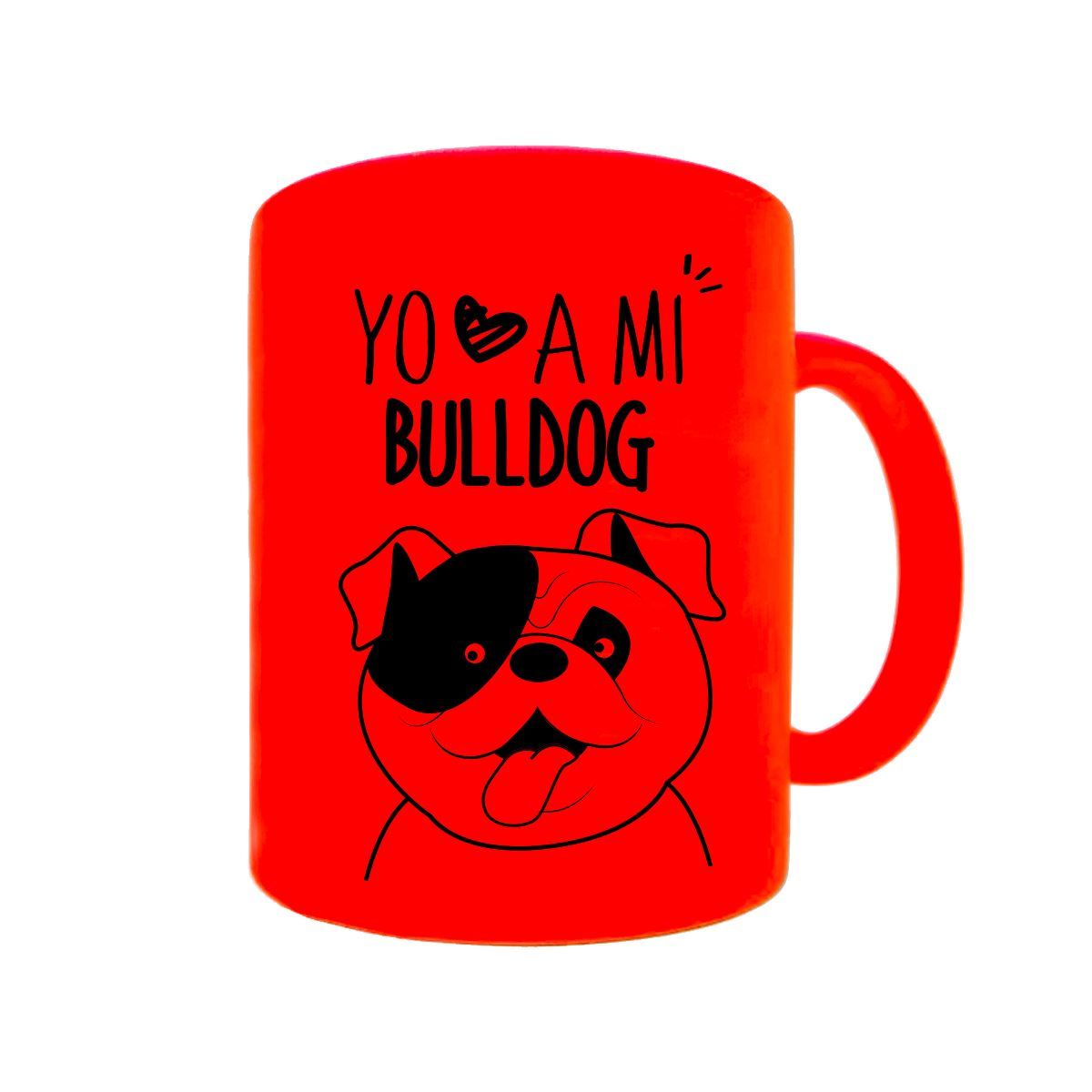 Tazón Color BULLDOG INGLES Tienda Petfy Naranjo
