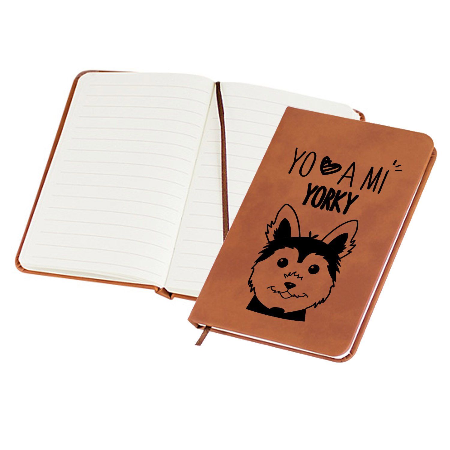 Libreta Mini Yorky Tienda Petfy Mini 9x14 Cafe