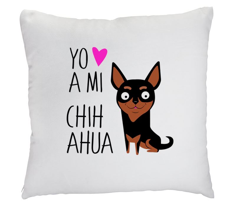Cojín - Chihuahua Tienda Petfy negro