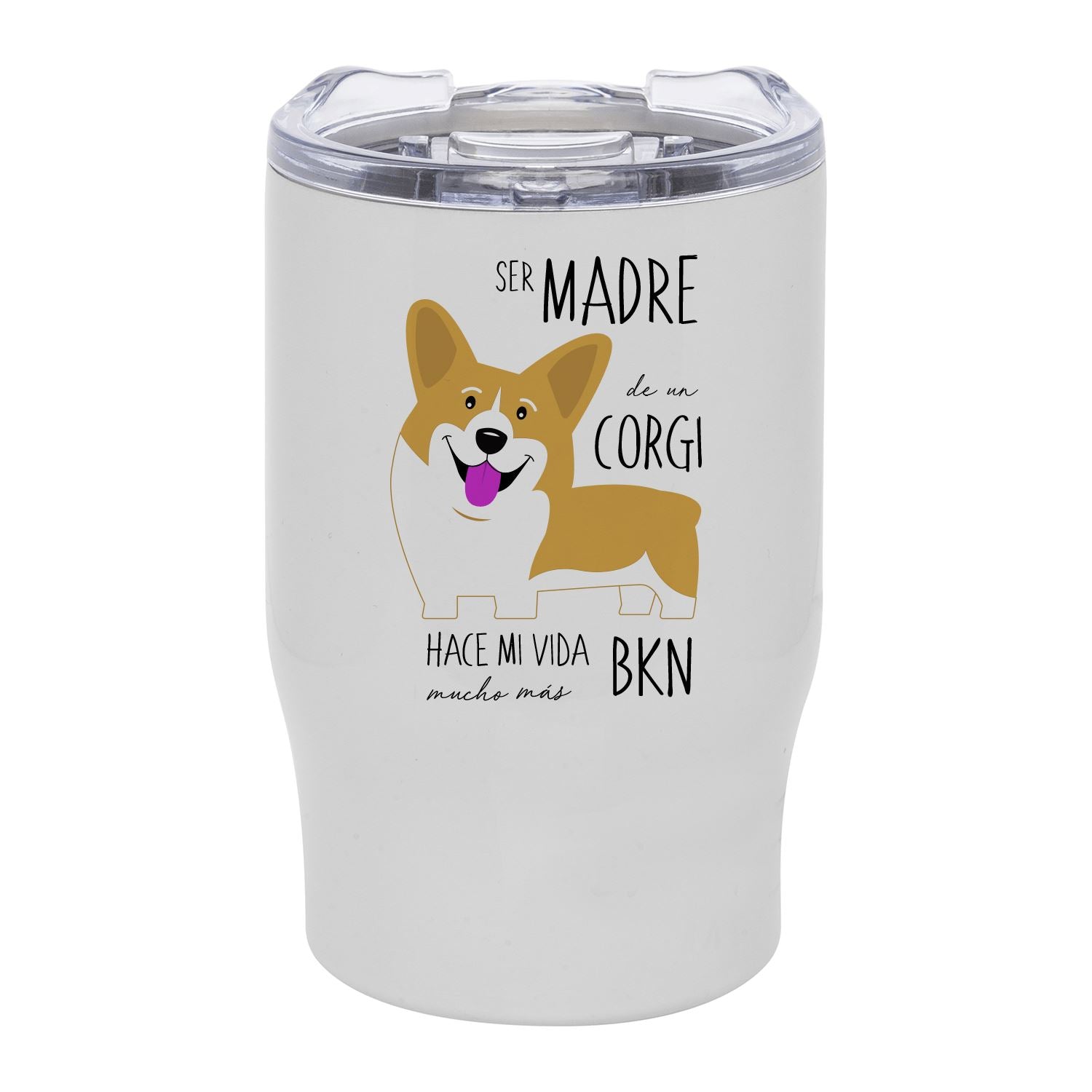 Mug Bold Blanco 350ml -Corgi Tienda Petfy Madre