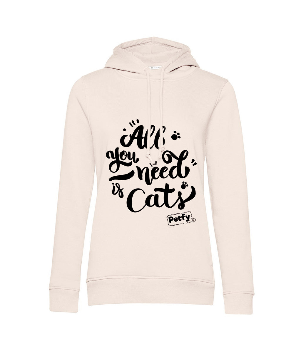 Polerón Mujer - All you need is Cats