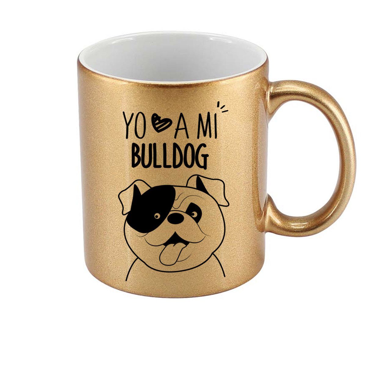 Tazón Color BULLDOG INGLES Tienda Petfy Rosado