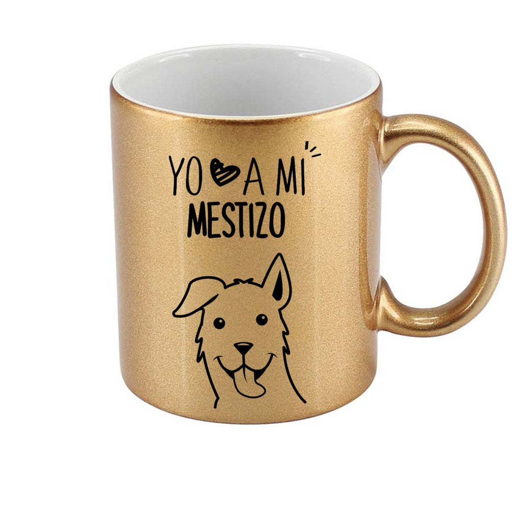 Tazón Color Mestizo Tienda Petfy Dorado