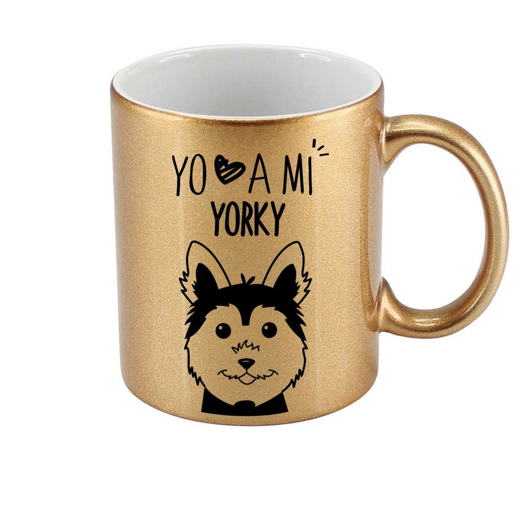 Tazón Color Yorky Tienda Petfy Dorado