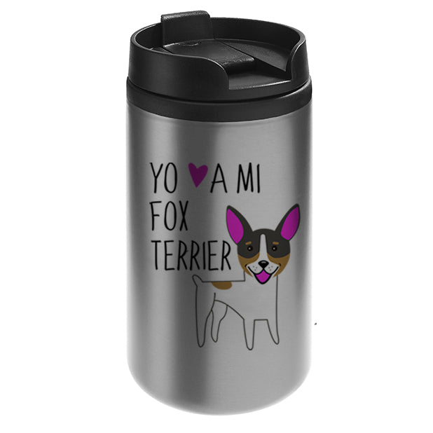 Mug Mini Acero - Fox Terrier Yo amo a mi