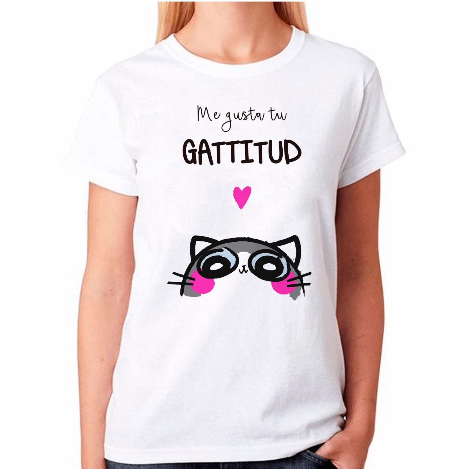 Polera de vestir Mujer manga corta - Gatitud Tienda Petfy