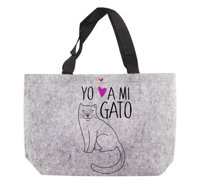 Bolso de Fieltro - Gatos