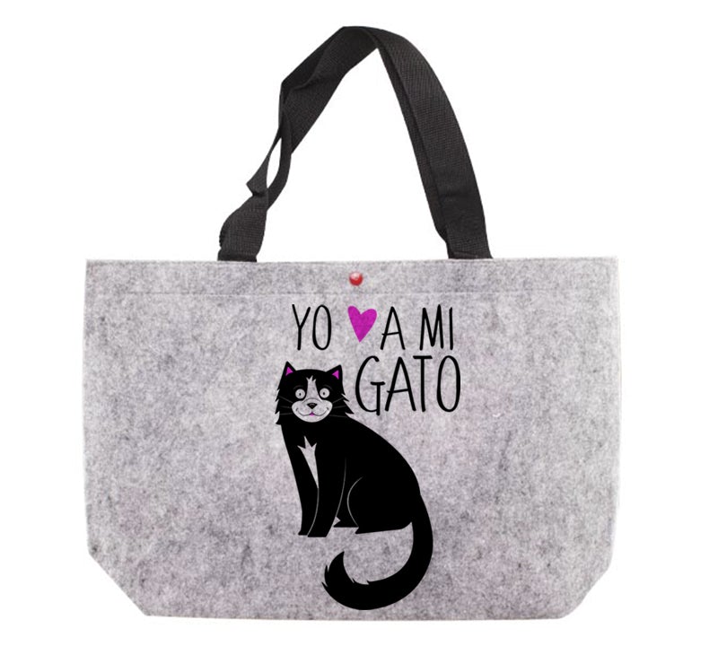 Bolso de Fieltro - Gatos