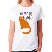 Polera Sport Mujer manga corta - Gatos