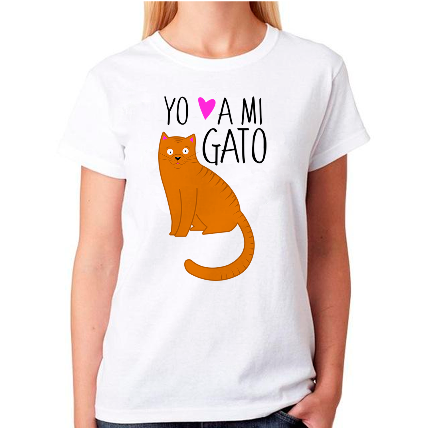 Polera de vestir Mujer manga corta - Gatos