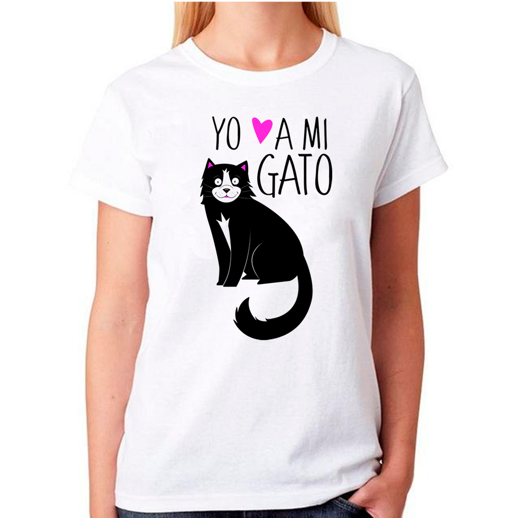 Polera Sport Mujer manga corta - Gatos