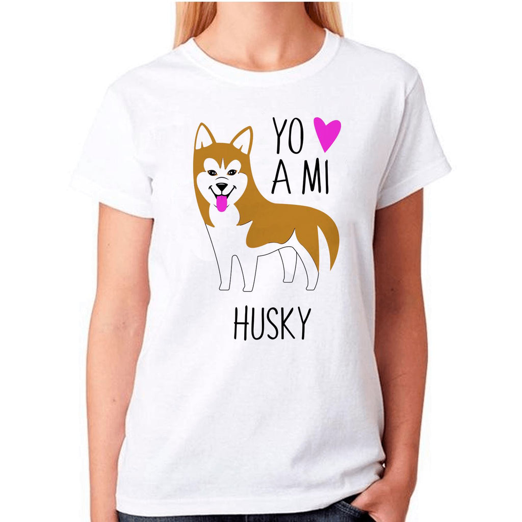 Polera de vestir Mujer manga corta - Husky Tienda Petfy Orange M Medium