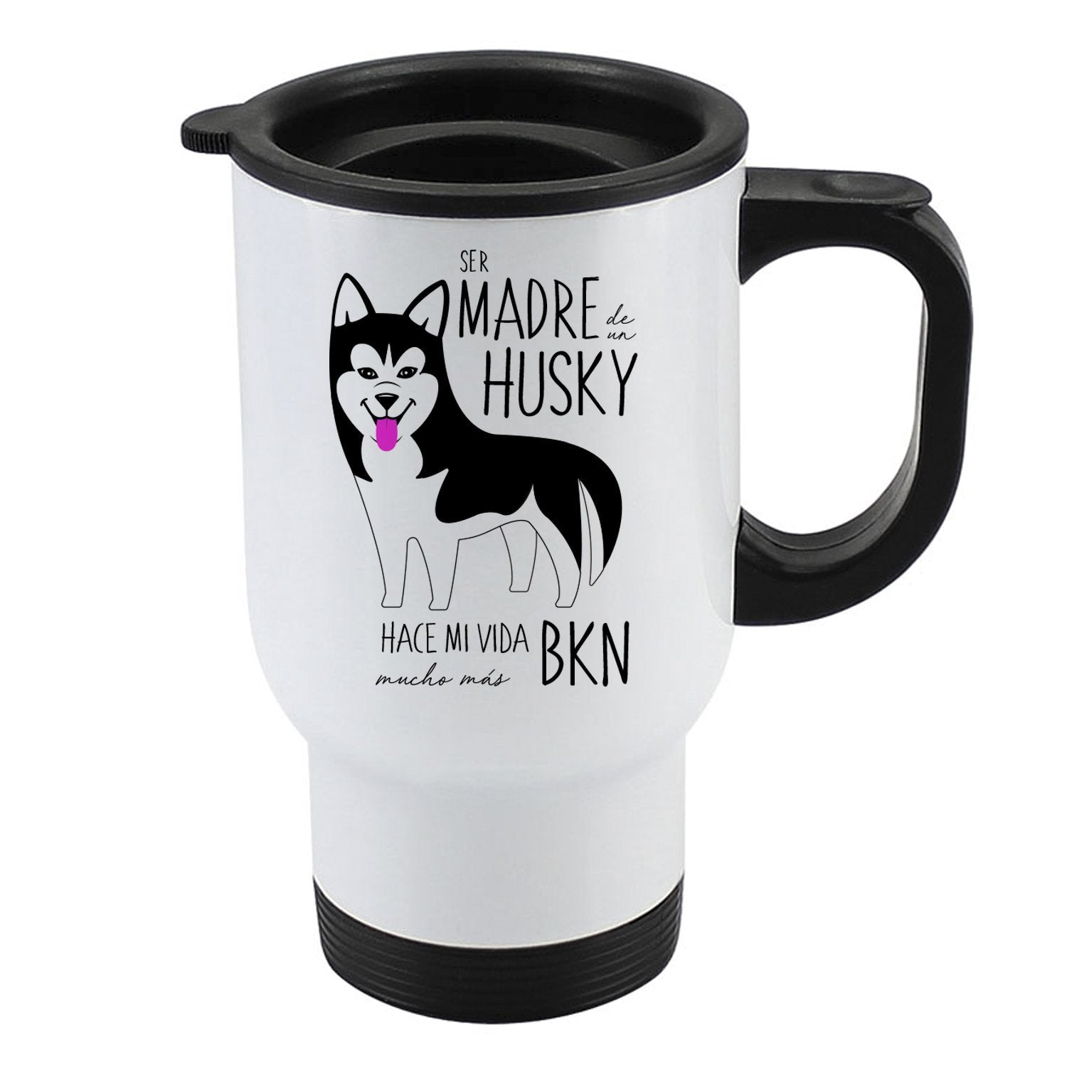 Mug 410cc - Husky Tienda Petfy Madre Black