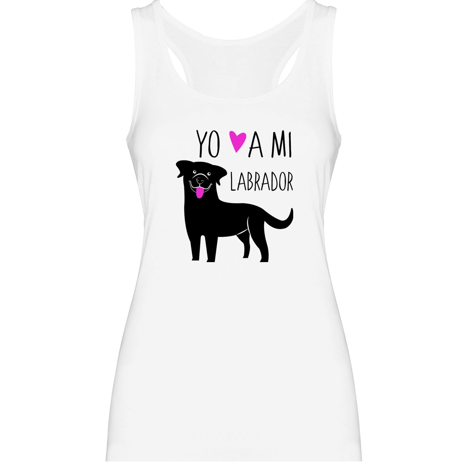 Camisa de dormir - Mujer - Labrador Tienda Petfy negro S Small