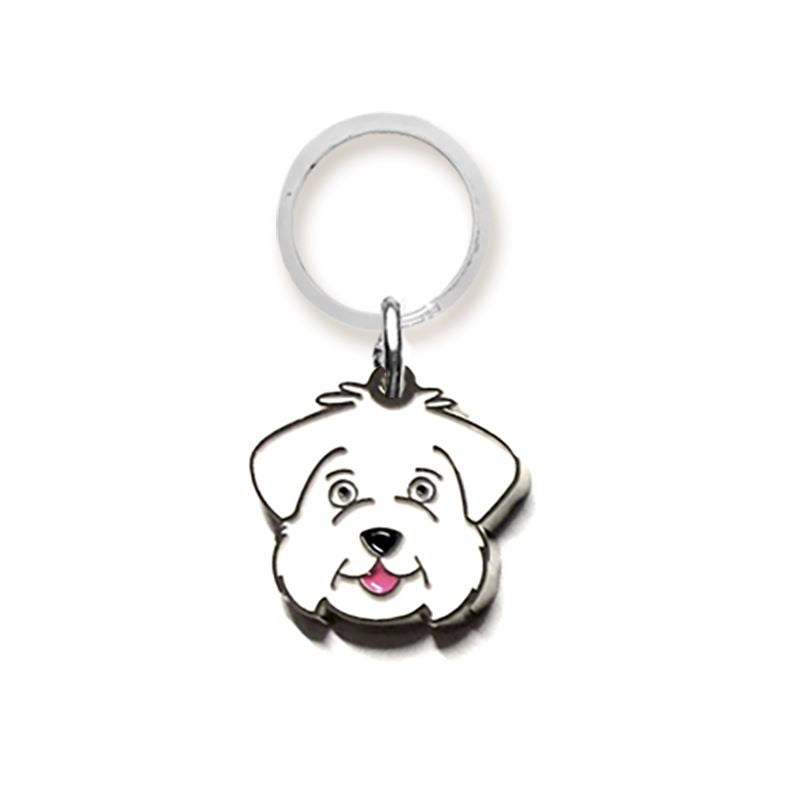Placa Pet Lover - Maltés Grabado 2