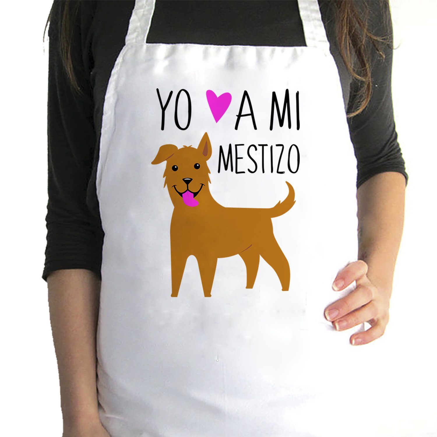 Pechera de Cocina - Mestizo Tienda Petfy naranjo