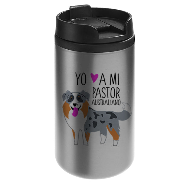 Mug Mini Acero - Pastor Australiano Yo amo a mi