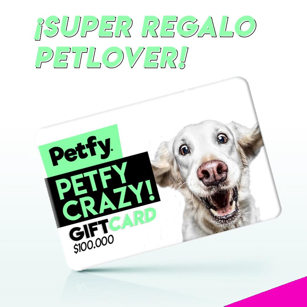 Gift Card Petfy Crazy $100.000 Tienda Petfy Perro