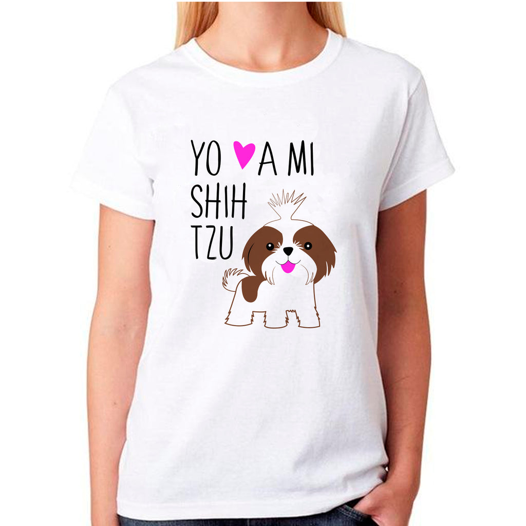 Polera Sport Mujer manga corta - Shih Tzu