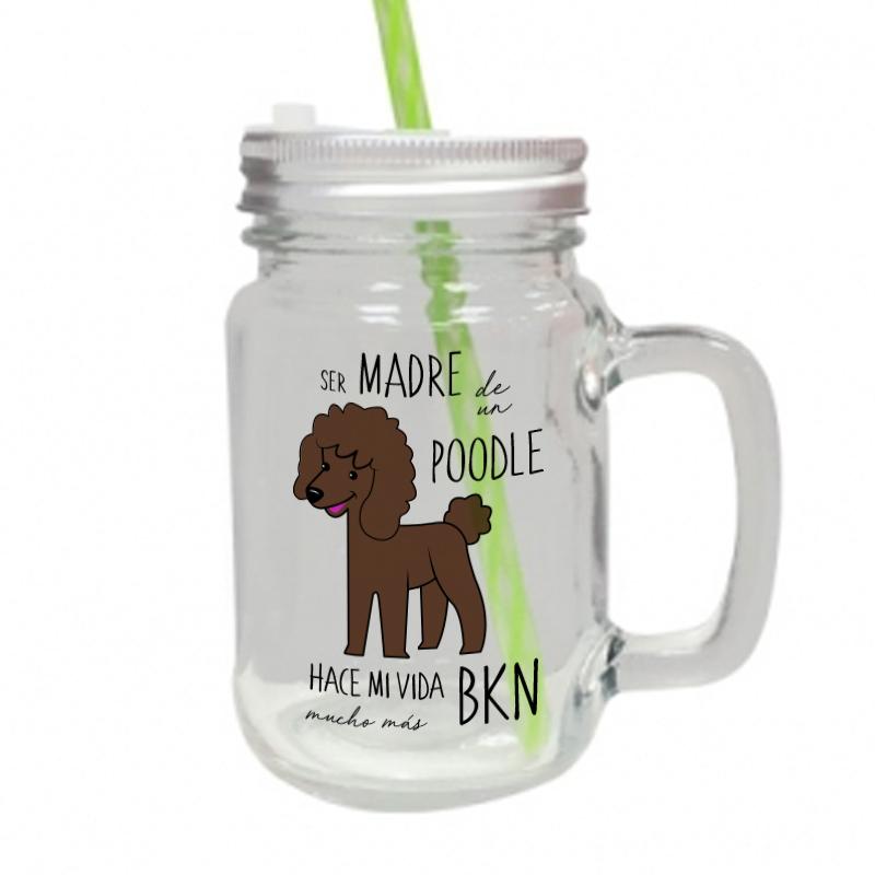 Jar Vidrio con tapa - Poodle - Tienda Petfy