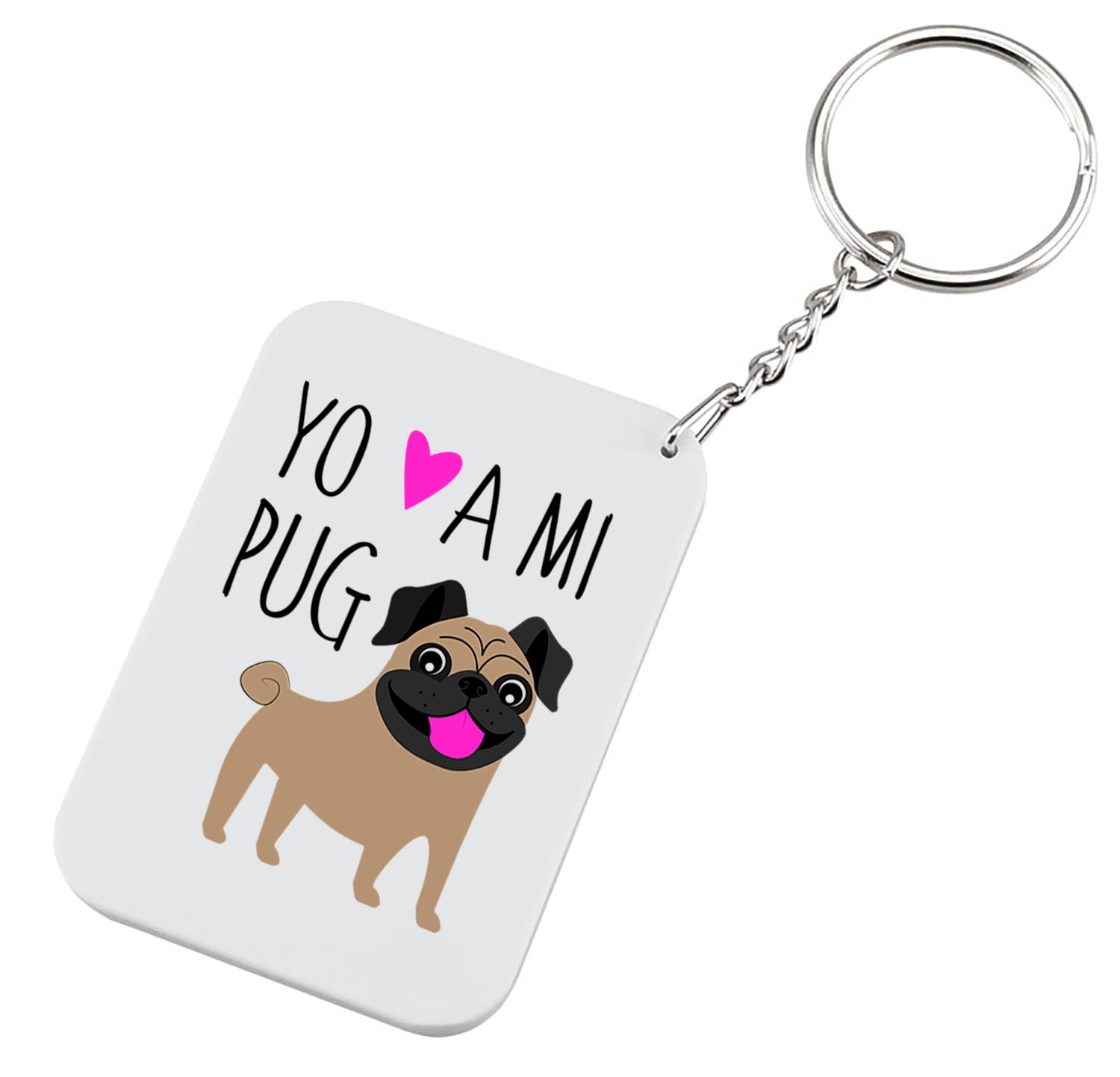 Llavero - Pug Accesorios Tienda Petfy