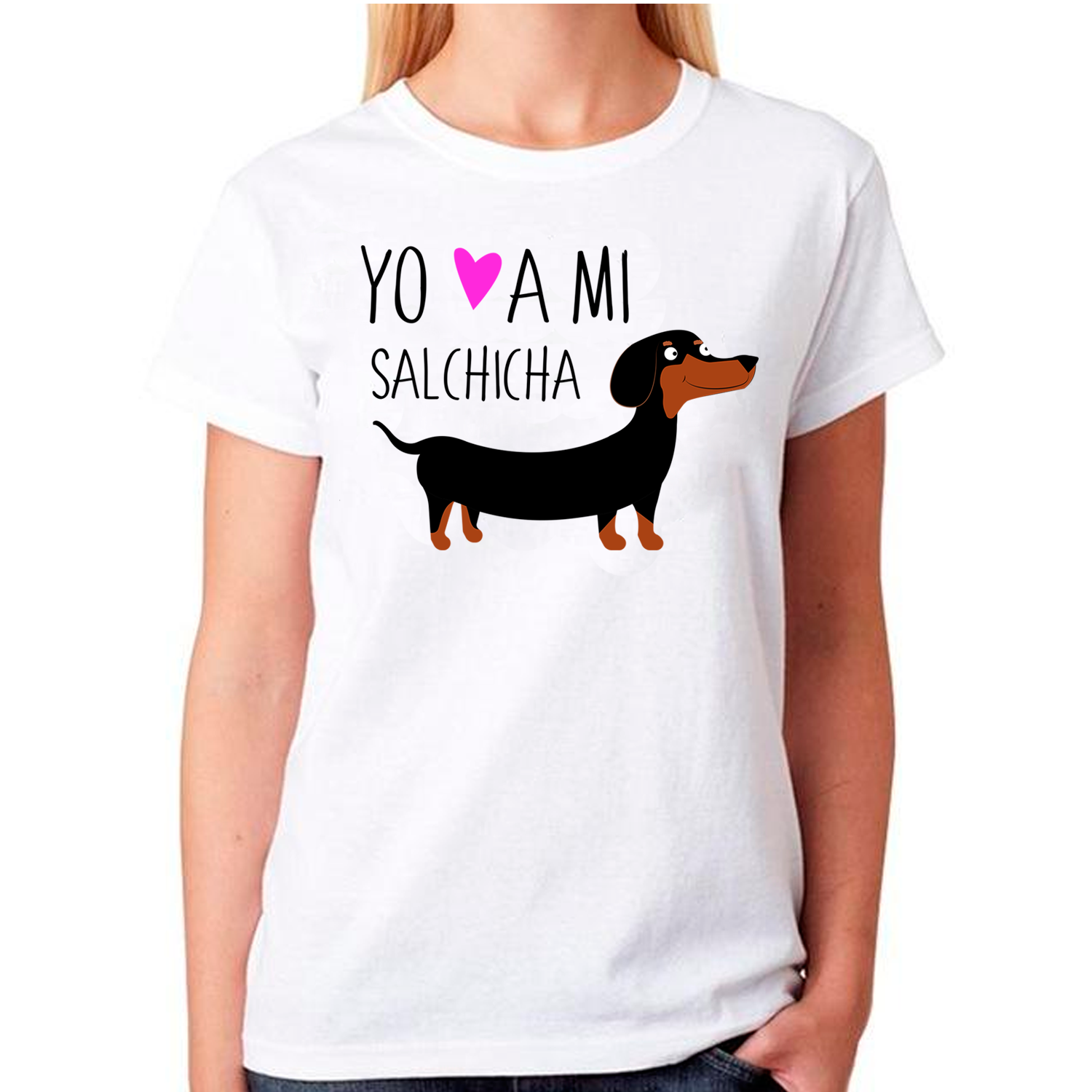 Polera Sport Mujer manga corta - Salchicha