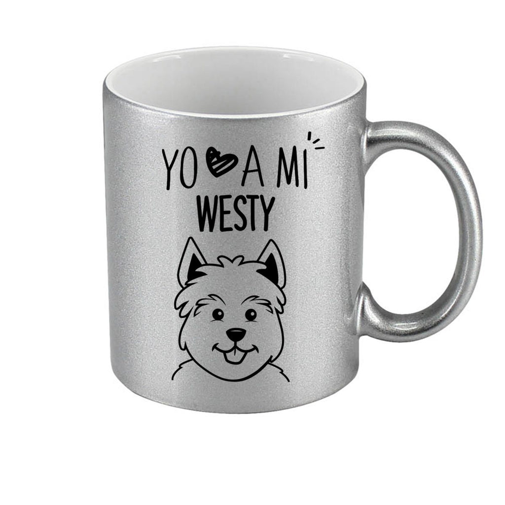 Tazón Color Westy Tienda Petfy Plateado