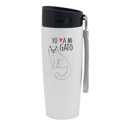 Mug Urbano Blanco 350ml Gatos Yo amo a mi