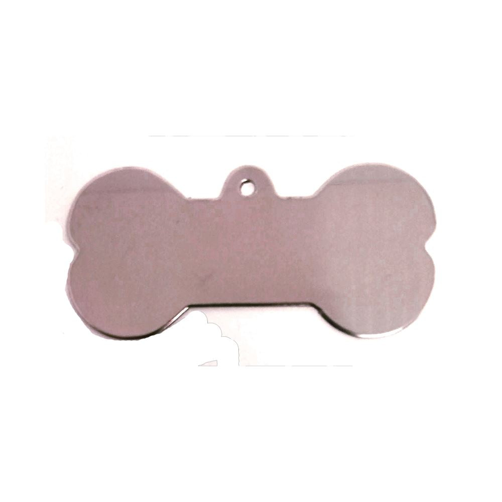 Hueso Acero Inoxidable Grande - Tienda Petfy
