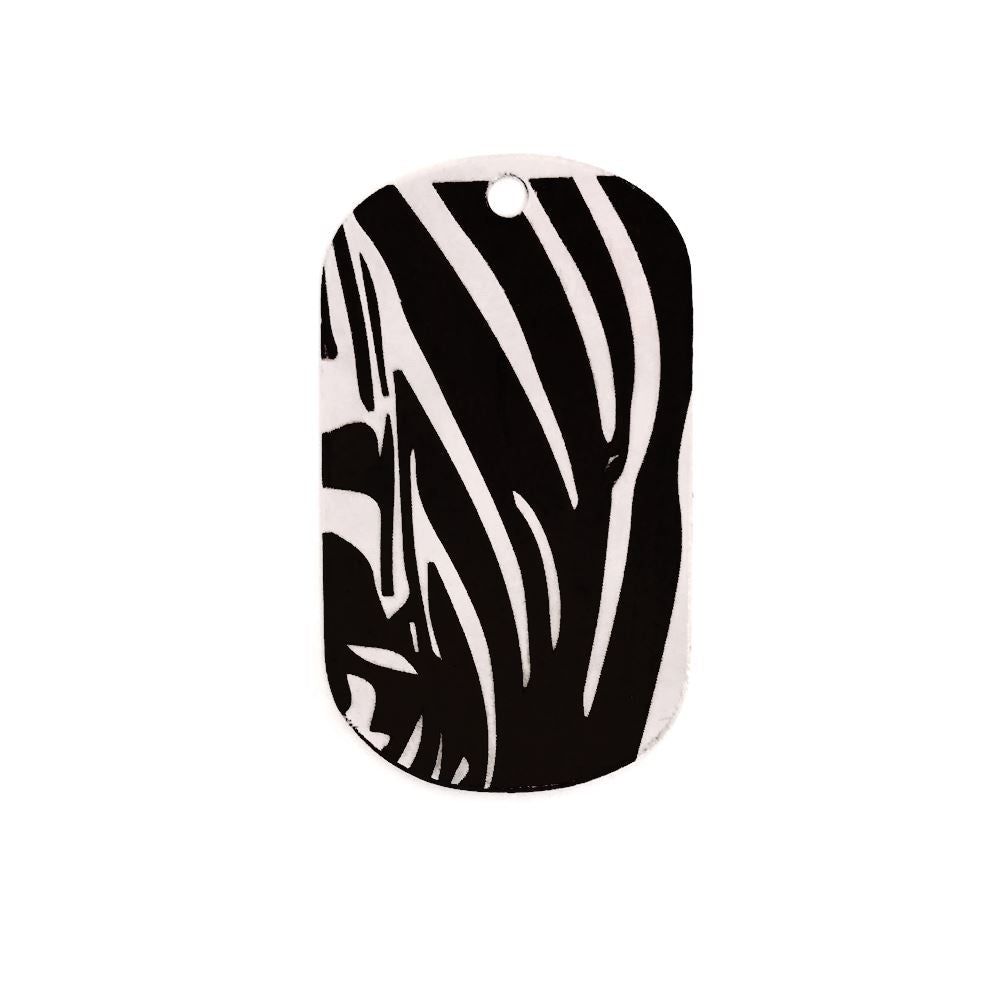 Militar Acero Inox zebra Identificación Grabado 2 Acero