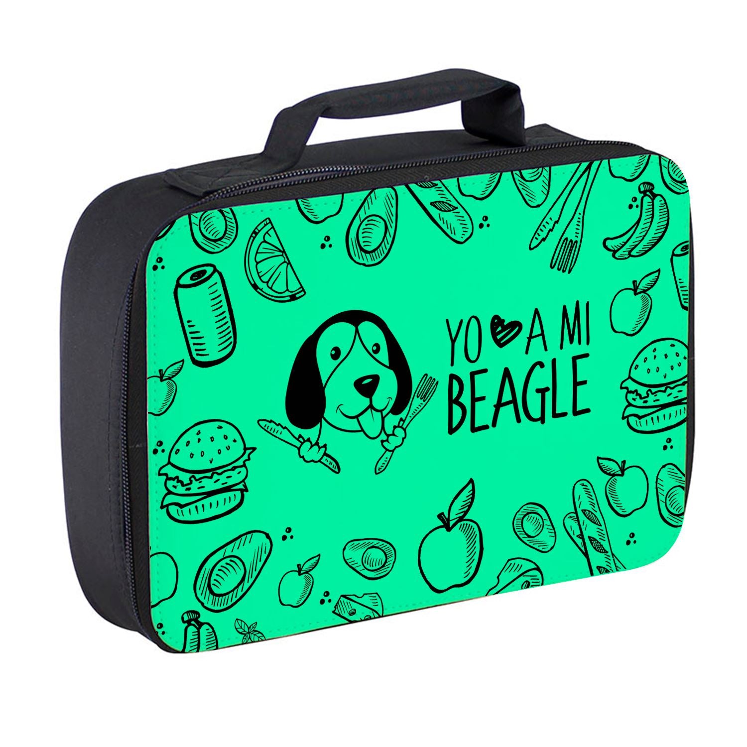 Lonchera - Beagle Tienda Petfy verde